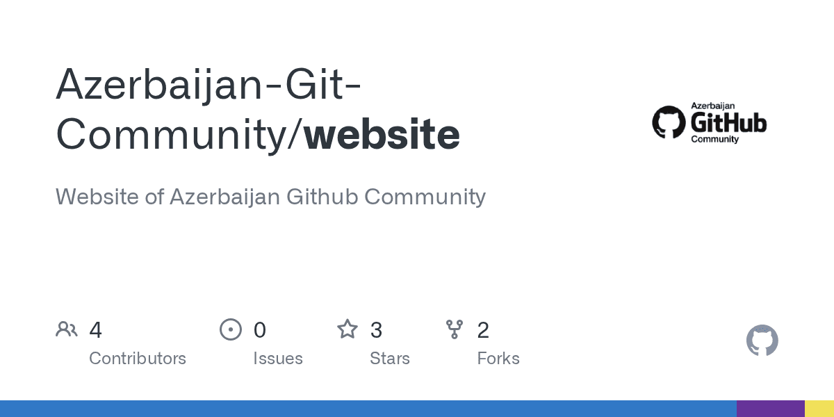 Azerbaijan-Git-Community/website banner